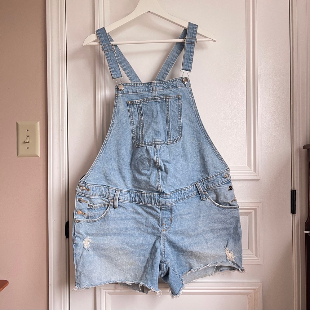 Maternity Denim Shortalls Overalls